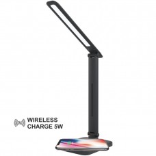 Φωτιστικό Γραφείου LED 6W 230V CCT Ντιμαριζόμενο Touch και Ασύρματη φόρτιση κινητού 0-311